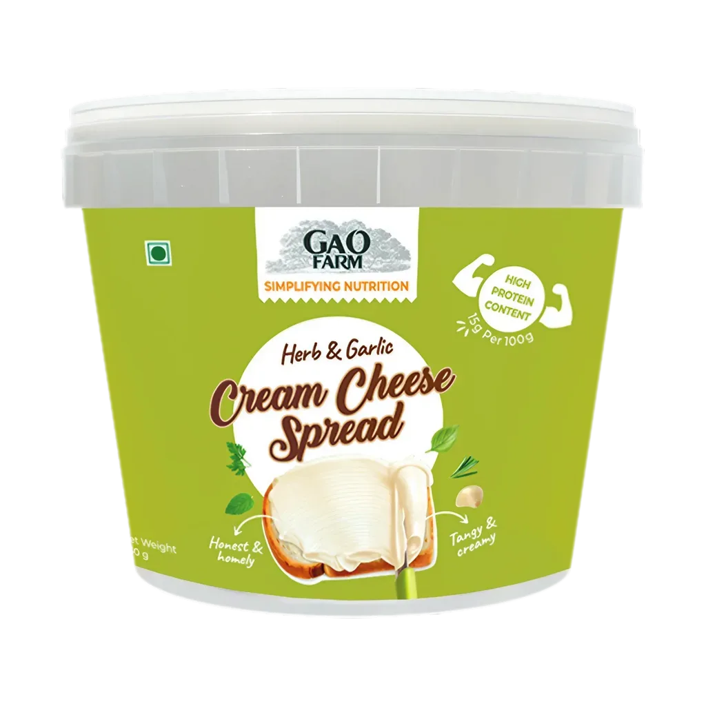 High protein herb and garlic cream cheese spread - buy cream cheese online