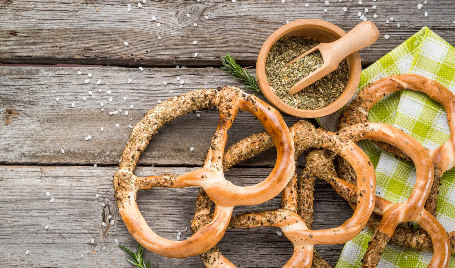 Wasabi & Mustard with Pretzels