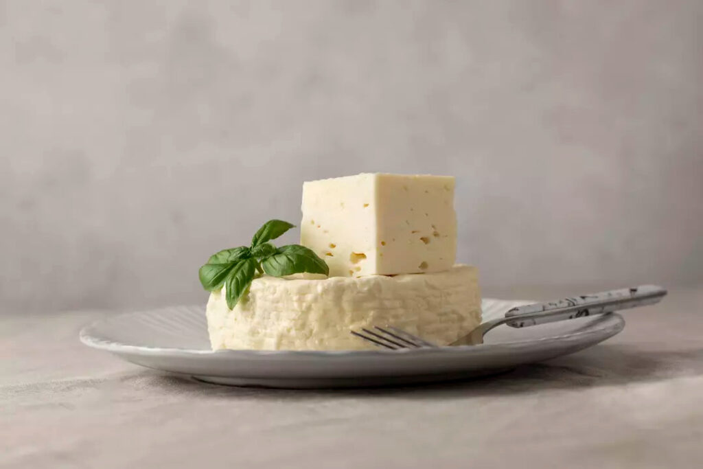 fresh cream cheese on a plate-Cream cheese spread
