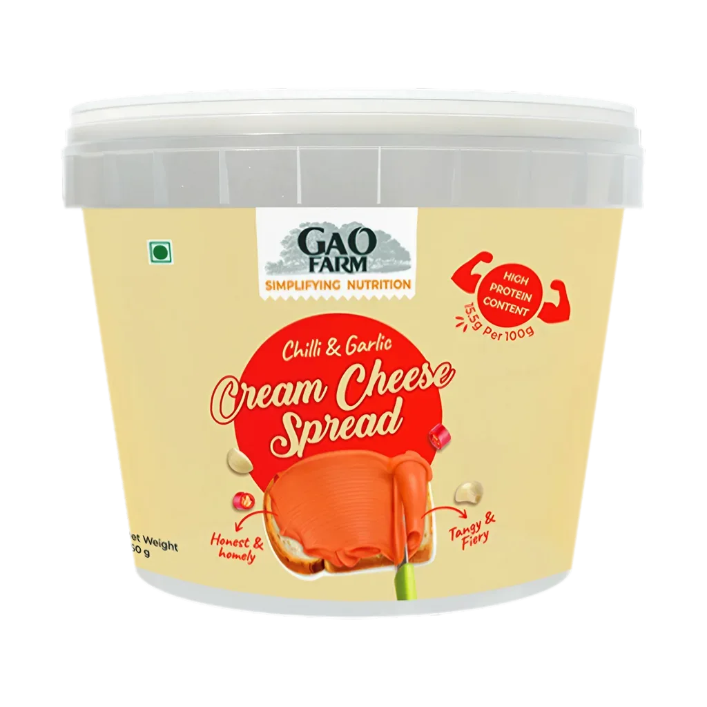 Spicy chilli and garlic cream cheese